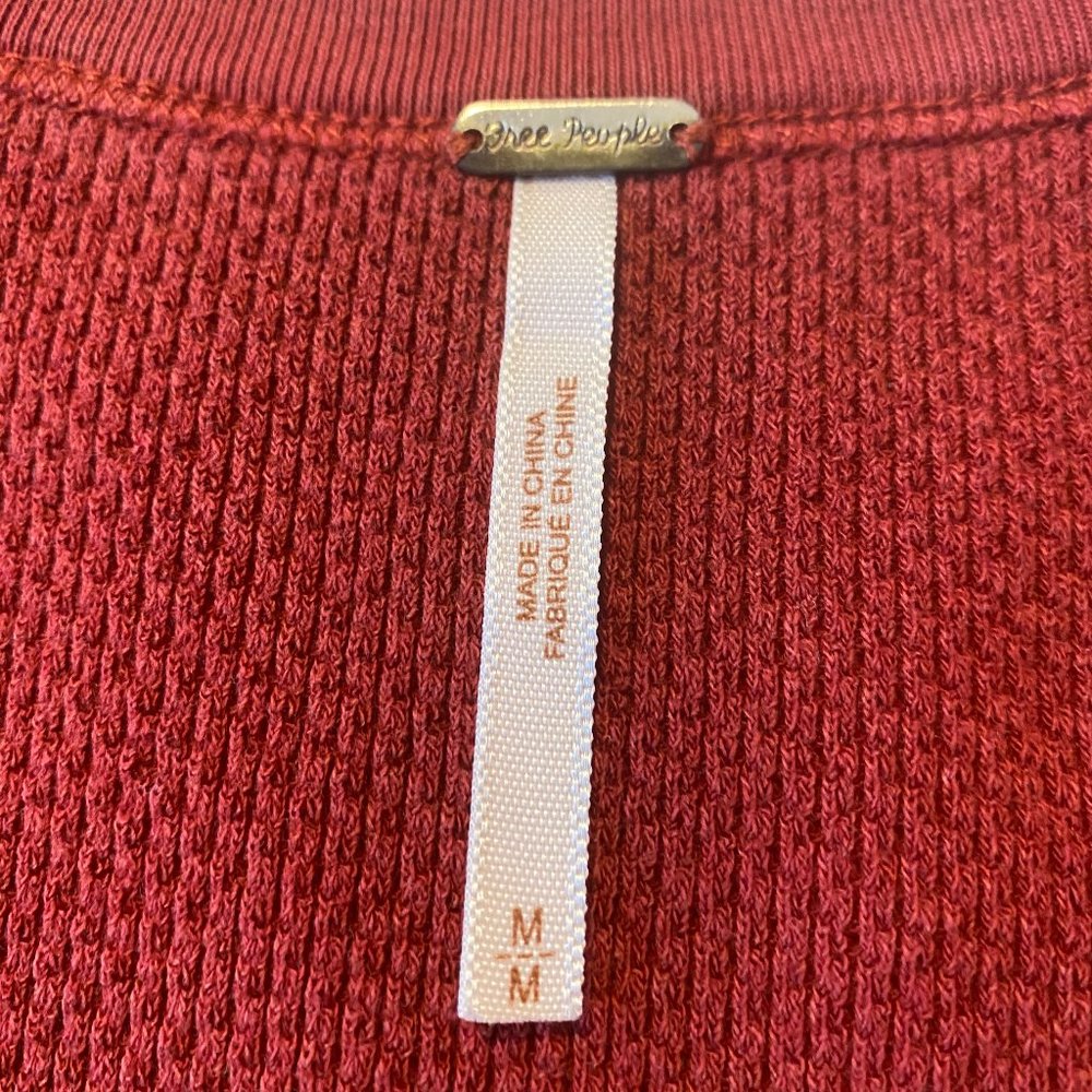 Free People Red Fiesta Cuff Thermal - EUC - Picture 8 of 8